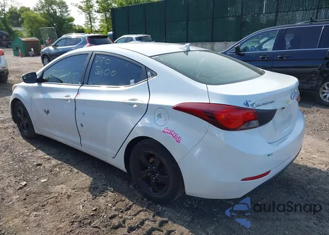 2015 Hyundai Elantra Se from USA, damaged, VIN 5NPDH4AE7FH620030